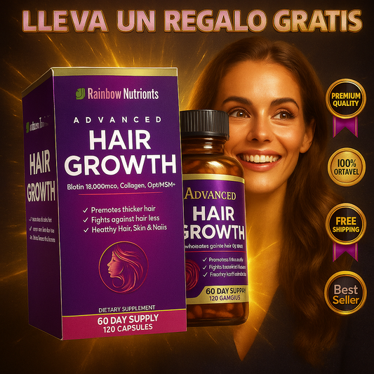 Biotina Hair Growth - Rainbow Nutrients