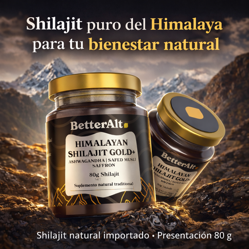 Shilajit para Energía y Vitalidad Diaria