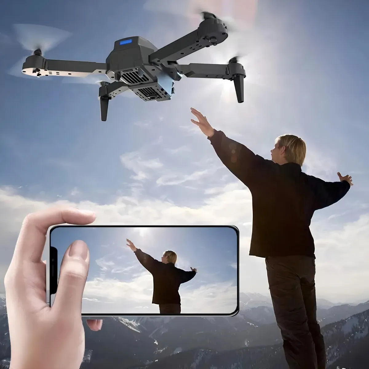 DRONE E88 CON DOBLE CAMARA HD